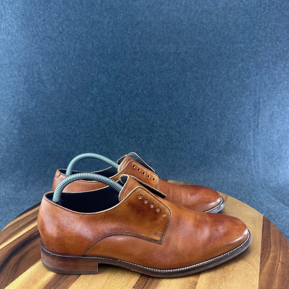 Cole Haan Williams NWOB $230 Men's Plain Toe Dress Shoes Size 8 Leather C12204